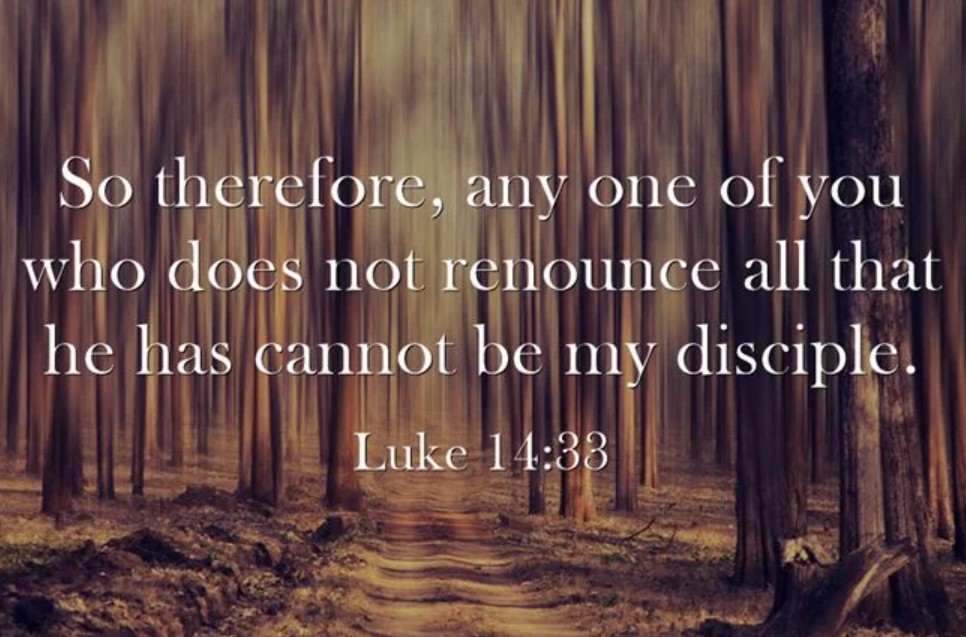 Homily – Luke 14:25-33 – Rev. Fr Philip Wrigley's Blog
